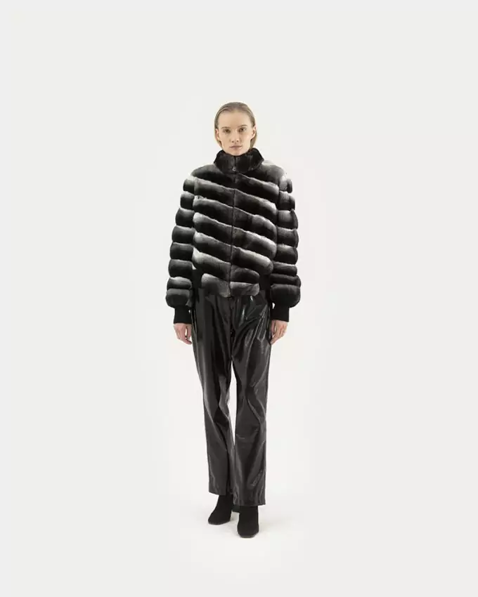 CHINCHILLA - ШИНШИЛЛА - CINCILLà / style B53 CI CINCILLA 55Cm Sz40