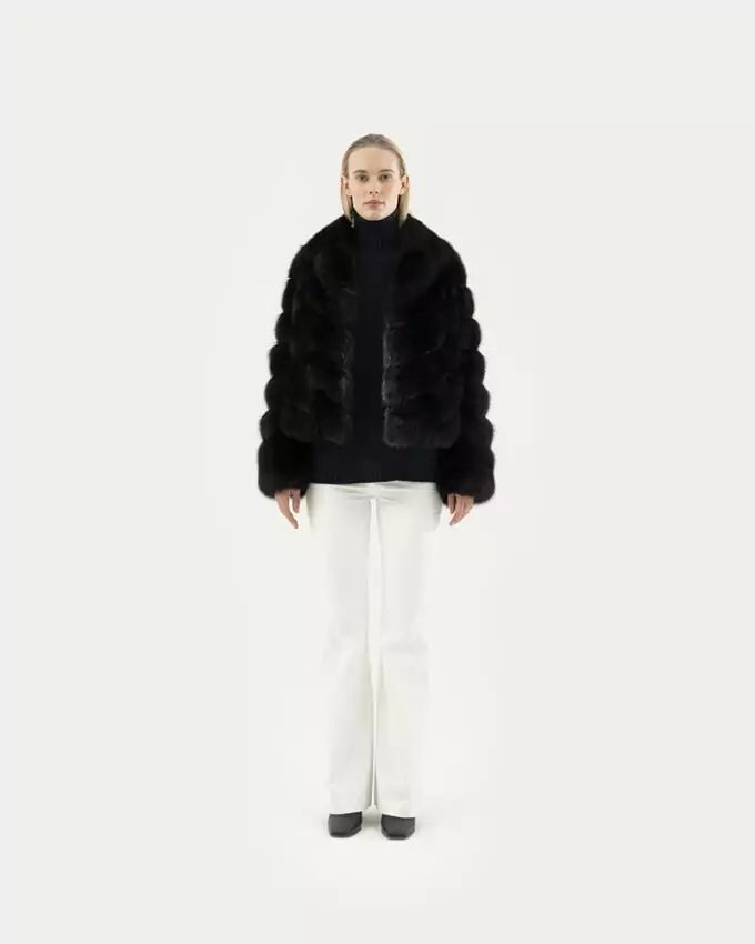 SABLE - СОБОЛЬ - ZIBELLINO / BD411 ZI ZIBELLINO NERO 55Cm Sz44