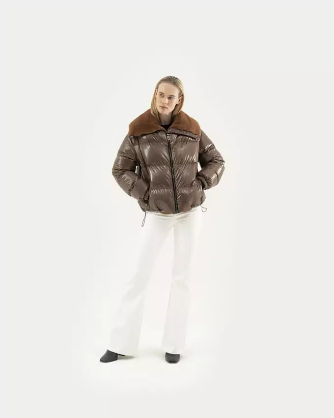 PIUMINI - ПУХОВИКИ - DOWN JACKET / style BD417 ES TESSUTO VM MUESLEI - 60Cm Sz44