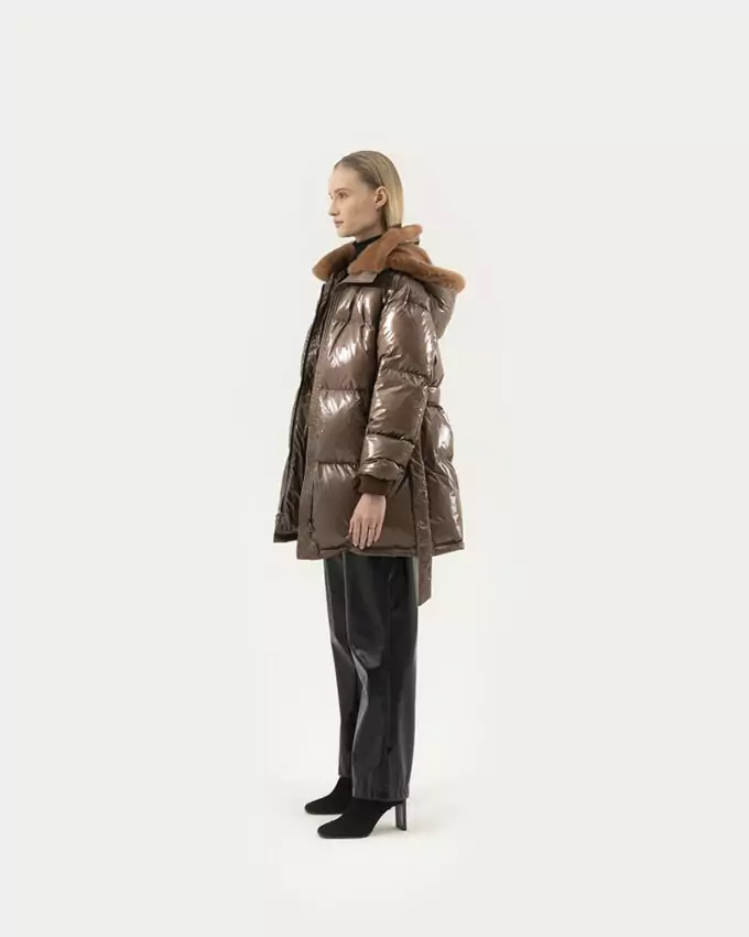 PIUMINI - ПУХОВИКИ - DOWN JACKET / style BD419 ES TESSUTO VM MUESLEI - 80Cm Sz44
