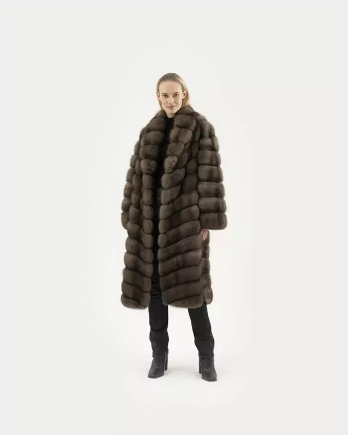 SABLE - СОБОЛЬ - ZIBELLINO / BD458 ZI ZIBELLINO GRAFITE 110Cm Sz44