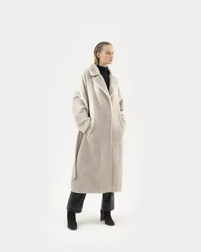 CAPPOTTI - ПАЛЬТО - COATS / style BD464 LP ALPACA BEIGE - - 120Cm Sz44