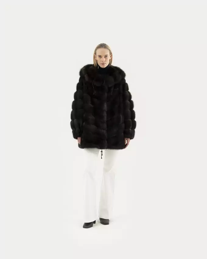 SABLE - СОБОЛЬ - ZIBELLINO / FB221 ZI ZIBELLINO DARK FARM  75Cm Sz44