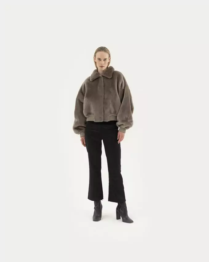 MONTONE - ДУБЛЕНКИ - SHEARLINGS / style PUB09 PE AGNELLOKM156 ICED COFFEE - - 55Cm Sz40