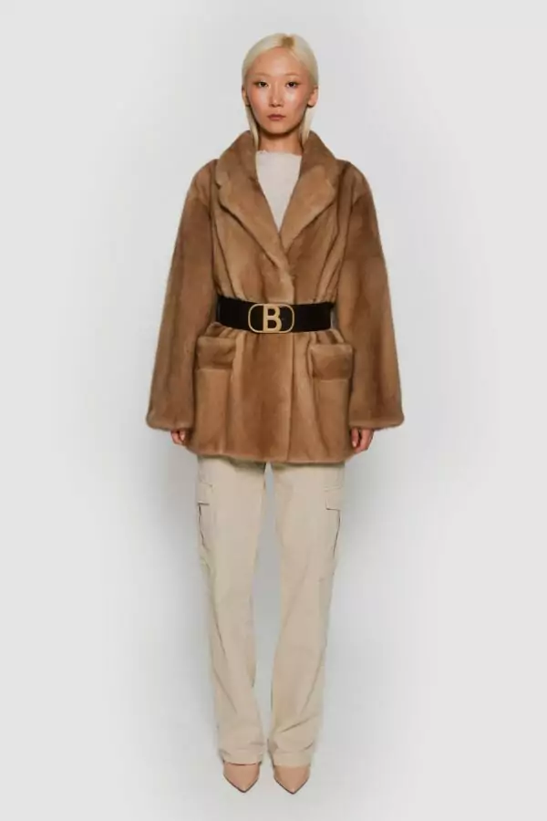 Mink mastel light jacket