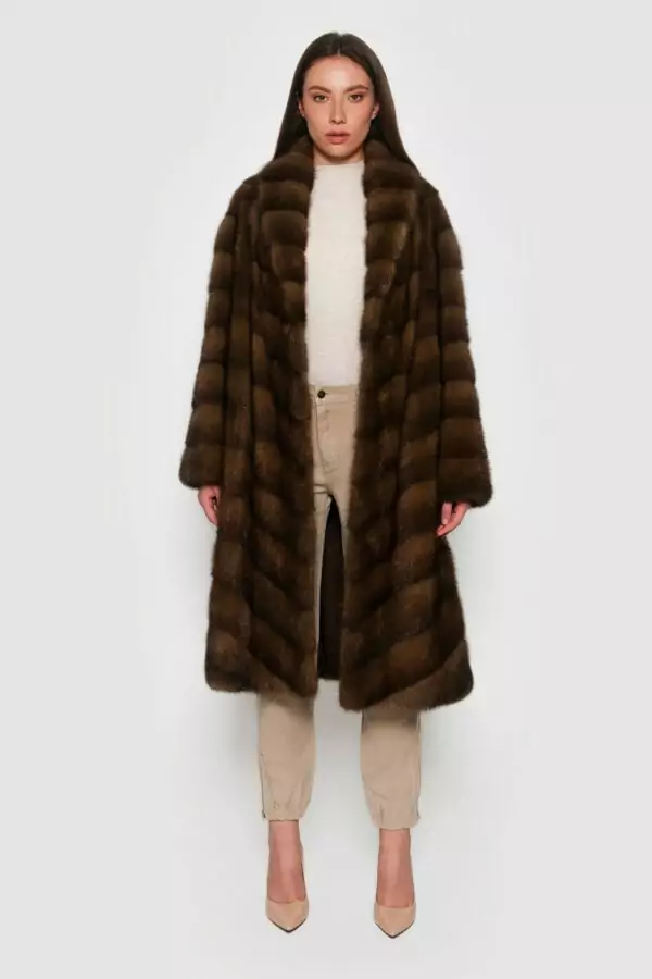 Wild nafa mink coat