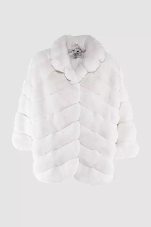 White chinchillà jacket