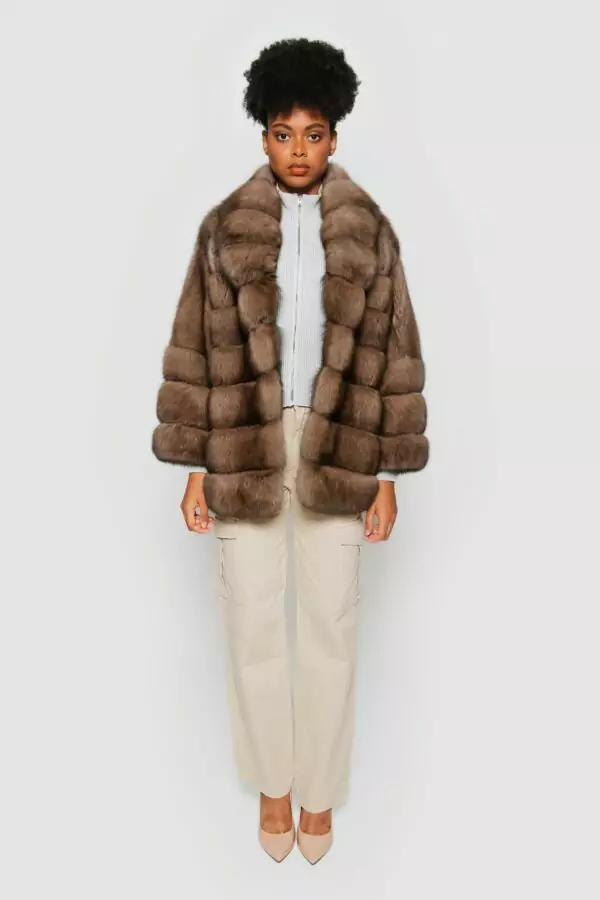 Sable barguzinsky royal sand coat