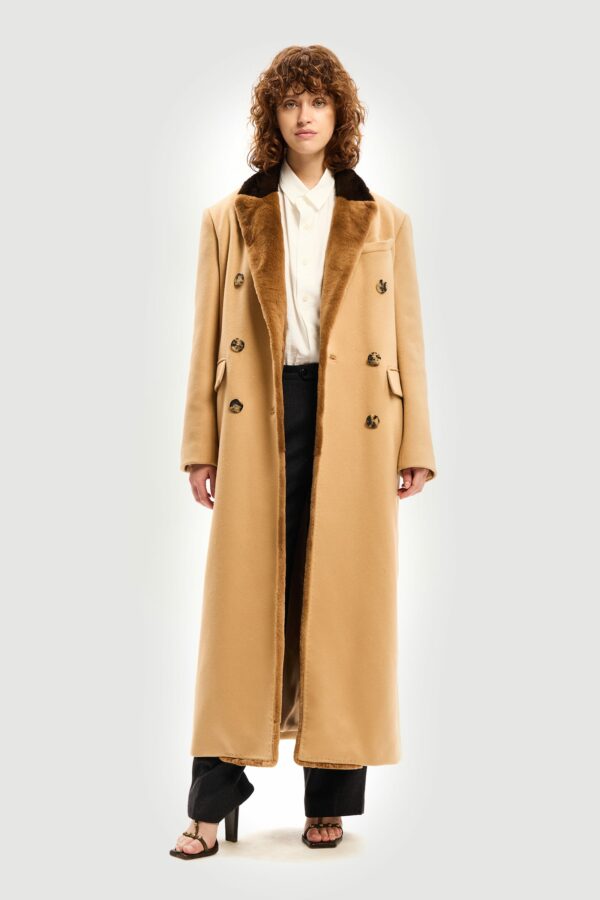 Loropiana cachemire mogano mink coat