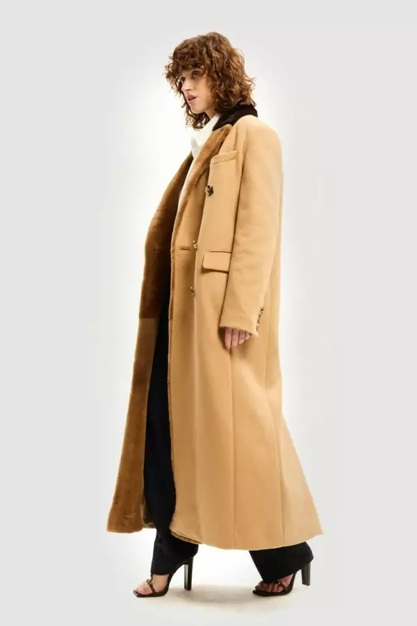 Loropiana cachemire mogano mink coat