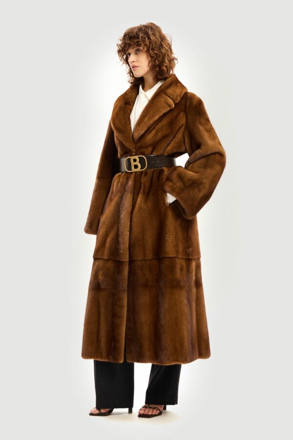 Wildnut mink coat