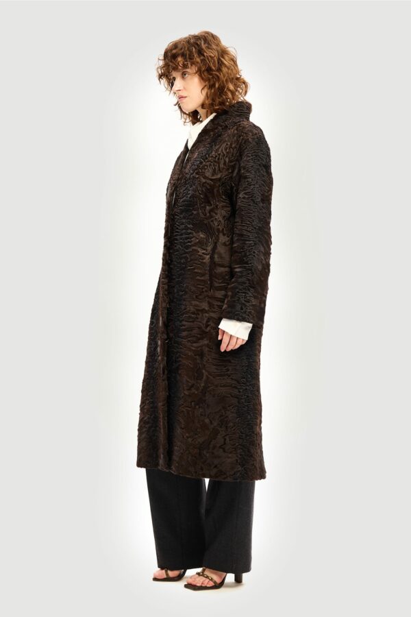 Coffee persian lamb coat