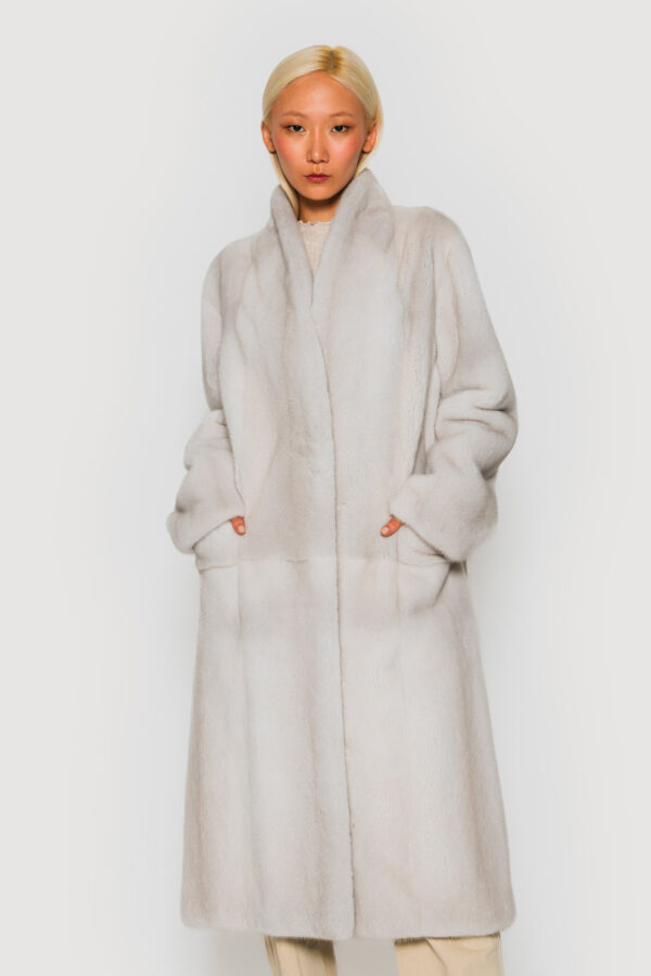 Mink violet coat