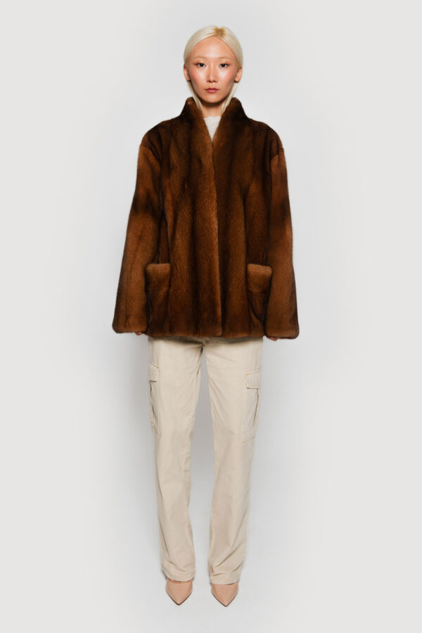 Mink wild coat