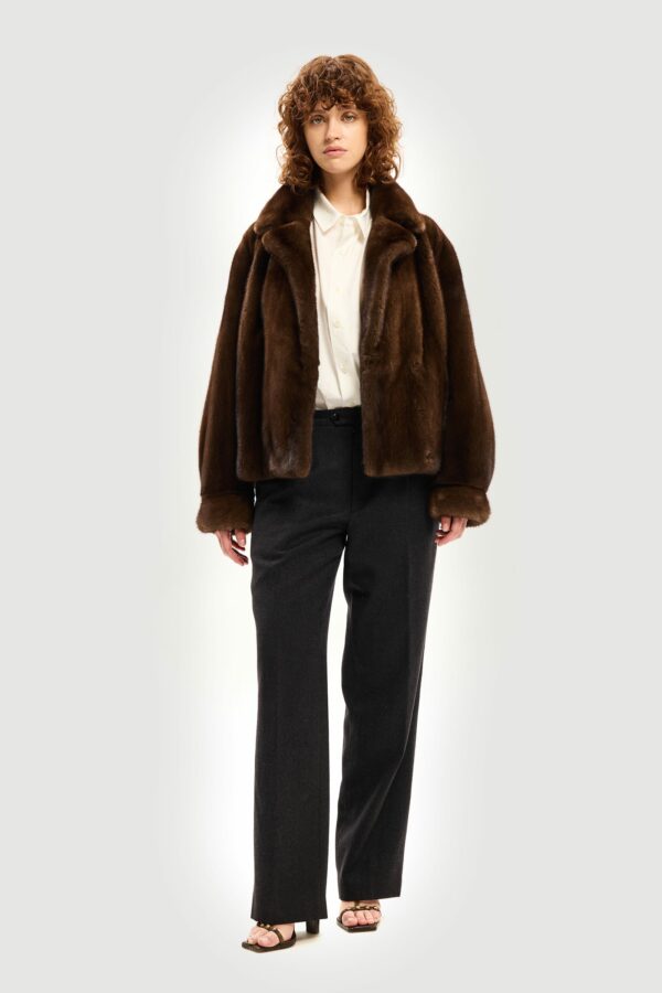 Scanbrown mink jacket