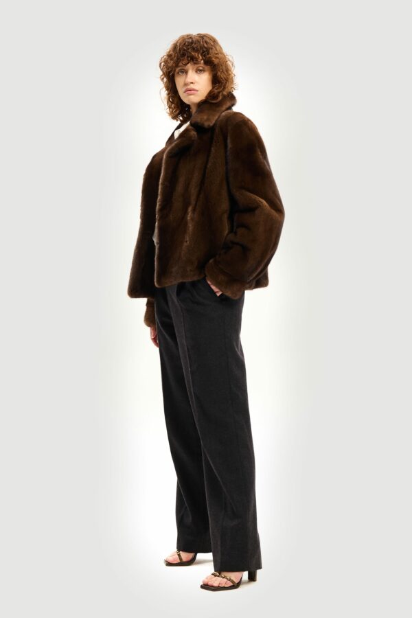 Scanbrown mink jacket