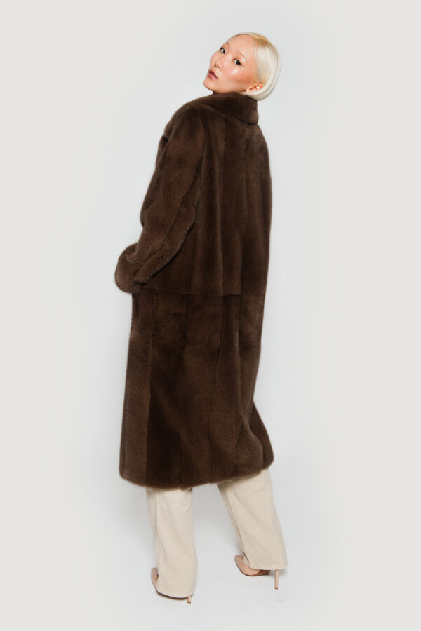 Mink cocoa coat