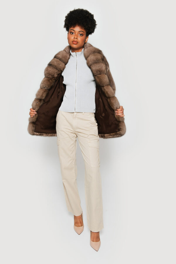 Sable barguzinsky royal sand coat