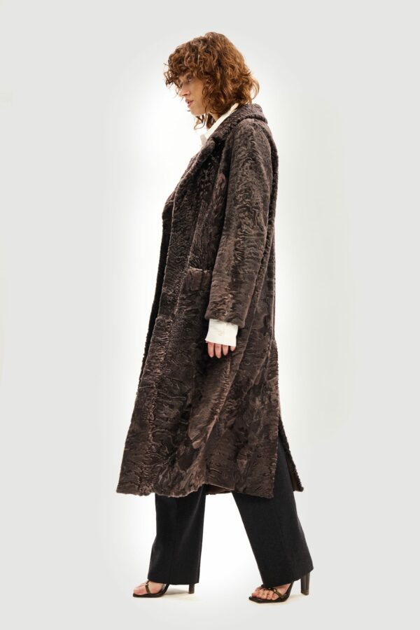 Shadowgrey persian lamb coat