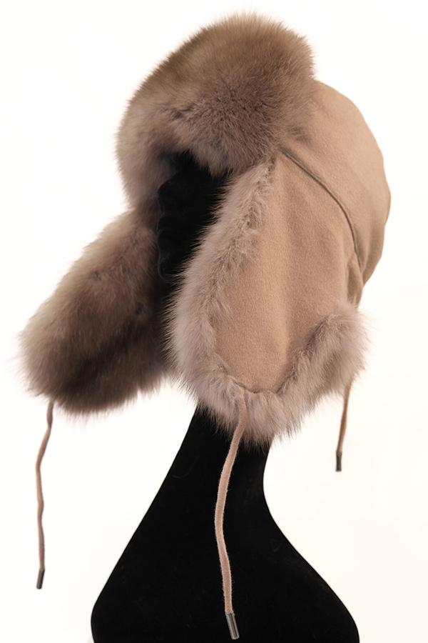 Sable and cashmere hat