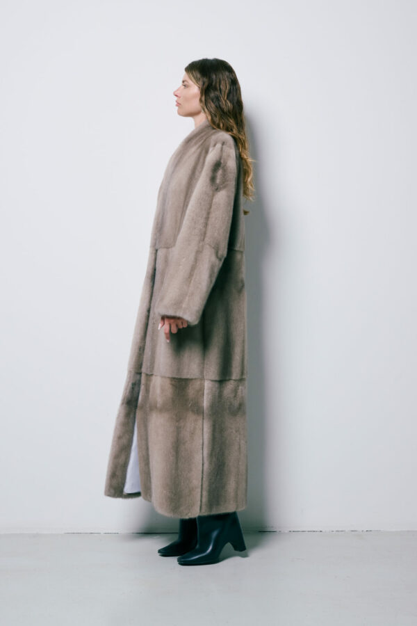 Wild mink coat