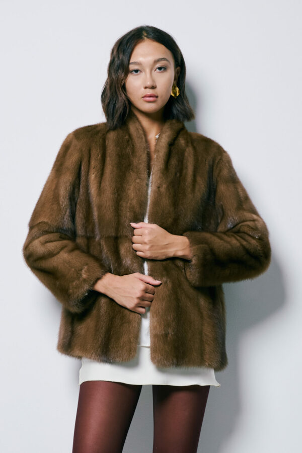 Wild mink jacket